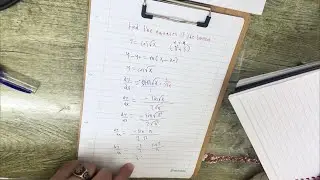 Tangent equation معادلة المماس الجزء الأول 