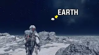 I went to see Earth and the moon in Starfield...