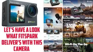 Fitspark eagle IMAX 4k action camera sample clips