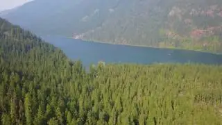 Bird's Eye Bliss: Soaring Over Majestic Lake Kachess, WA 🦅🏞️