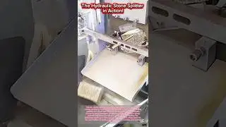 The Hydraulic Stone Splitter in Action!