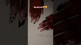 First time trying the lipstick nail shape&mdash;how&rsquo;d I do?🩷✨💄💋