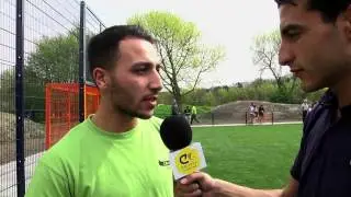 Soufiane Touzani opent eerste Cruyff Court België