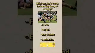 Rugby Inventing Country 🏈 || #shorts
