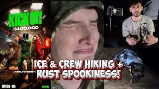 ICE AND CREW HIKING + RUST SPOOKINESS! #iceposeidon #rvtravel #rust  #kickstreaming