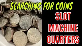Las Vegas QUARTERS Searching - RARE COINS FOUND. 
