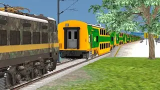 WAP4 MILITRY LOCOMOTIVE CHANGE WDG4D DIESEL ENGINE ON INDIAN RAILWAY STATION |railworks 3