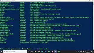 Formatting tables in PowerShell
