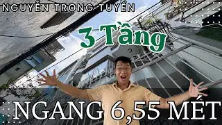 Ngang Si&ecirc;u To 6,55 M&eacute;t Đ&uacute;c 3 Tầng Gần S&acirc;n Bay | Ph&uacute; Nhuận