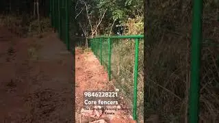 Compound fencing #fence #boundaryfencing #farming #fencingsolution #kambiveli #wirefence #fencestyle