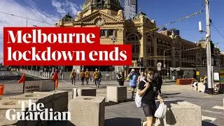 Melbourne celebrates as Australia's second biggest city ends 262 days of Covid lockdown restrictions