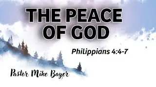 The Secret to God's Peace in Troubled Times