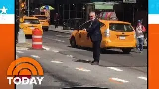 Actor Harrison Ford Directs Traffic In New York City | TODAY