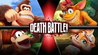 mugen donkey Kong/diddy Kong vs crash/coco
