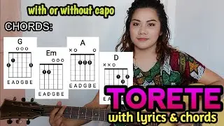 Torete by Moonstar 88 | Torete Easy Guitar Tutorial | Super Easy Chords