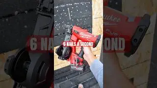 Milwaukee Coil Nailer #tools