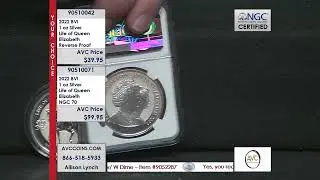 2022 BVI 1 oz Silver - Life of Queen Elizabeth - UNC or NGC 70