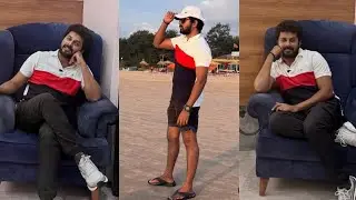 gundeninda gudigantalu serial hero balu goa beach enjoying real life latest photos
