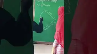 telangana map drawing easy #telagana map drawing easy trick #youtubeshorts #shorts