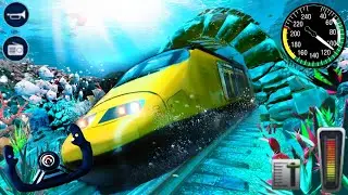 Under Water Train Simulator | Trains Moving In Sealed Glass