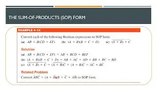 #7 Standard Forms of Boolean Expressions