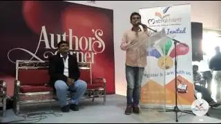 Hiren Kavad at Authors Corner - Matrubharti _ Ahmedabad Natoional Book Fair 2016
