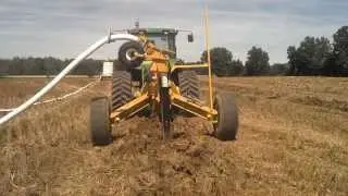 Trimble FMX with WM Drain controlling a Johnson Tile plow