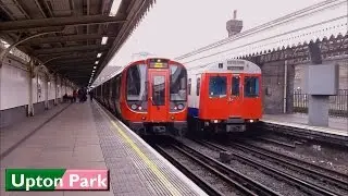 Лондонский метрополитен : Аптон-парк | линии Дистрикт - Хаммерсмит-энд-Сити ( S7 - D78 Stock )
