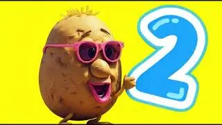 🥔 Numbers 1 to 10 Song! 🎉 Fun Potato Friends Count-Along for Toddlers & Kids 🥔✨
