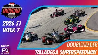 IndyCar Oval Series Tues Night Top Split | TALLADEGA DOUBLEHEADER | 2026S1 W7 | iRacing Broadcast