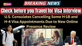 Перед поездкой проверьте информацию о собеседовании на визу: США отменяют или переносят встречи п...