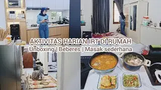 Aktivitas harian IRT di rumah minimalis | Belanja sayur, Unboxing,  Beberes dan Masak sederhana