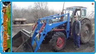 как усилил КУН на Т- 40, снял топливный бак для очередной модернизации трактора,