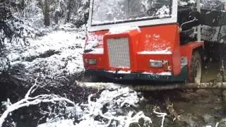Bucher Tr1800 im Schlamm und in Not,  wie Aebi Tp, Reform Muli, Bergtraktor