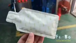 Машина для упаковки энергетического геля в плоские пакеты VFFS