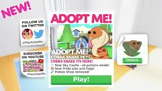 *ITS HERE!* NEW ADOPT ME COBRA PET UPDATE RELEASE DATE! ALL INFO LEAKS! ROBLOX