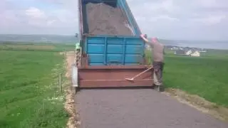Farm roadway finishing