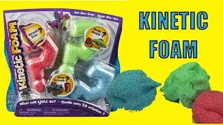 NEW Kinetic Foam Floam Fun Art Projects Stretchy Squishy Stretchy Gooey Toy Review Opening