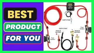 VEVOR Split Charge Relay Kit, 6mtr 12V, Automatic Dual Battery Isolator Kit with 140AMP