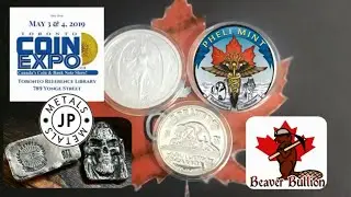 Visit John Masterson, JP Metals & Pheli Mint at the Toronto Coin Expo May 4th 2019