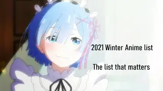 Winter 2021 Anime Waifus list