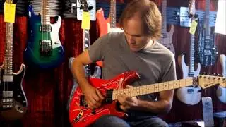 Charvel San Dimas Custom Shop Red Flames with Fuchs Mantis JR.