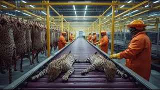 Inside the Leopard Skin Industry The Shocking Factory Process Exposed!