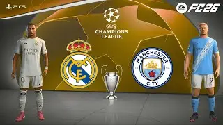 FC 26 - Real Madrid vs Manchester City | UCL Fianl 2027 | Haaland vs Mbappé epic showdown