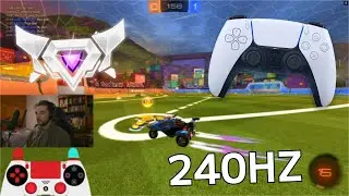 ASMR Gaming | ROCKET LEAGUE 2v2 Ranked | Whispering + PS5 Controller Sounds 💤