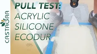 Roof Coating Adhesion Test - Acrylic vs. Silicone vs. Ecodur