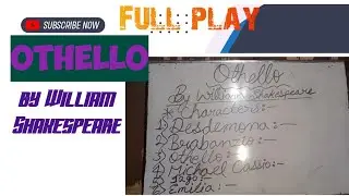 🌀Othello by William Shakespeare/ explain in hindi/summary/tragedy of Shakespeare