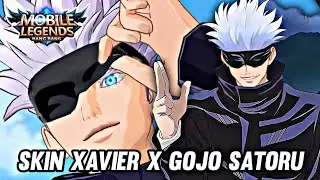 NEW SKIN XAVIER GOJO SATORU GAMEPLAY - MOBILE LEGENDS