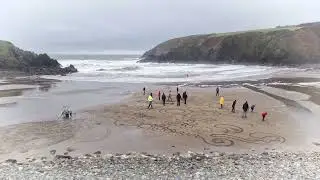 Geology in the Sand at the Copper Coast Geopark
