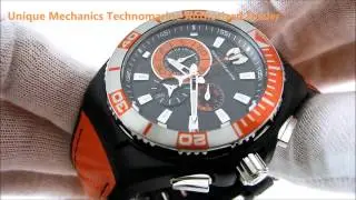 Technomarine Men's Cruise TM-112011B Orange Multi Strap Watch Review